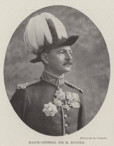 Generálmajor Sir H Rundle od English Photographer