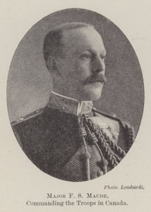 Major F. S. Maude, velící jednotkám v Kanadě od English Photographer