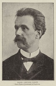 Major Gaetano Casati od English Photographer