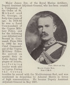 Major James Bor, New CMG od English Photographer