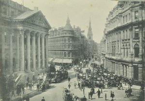 Mappin a Webb, Cheapside, z Mansion House při pohledu na západ, City of London, 1890 od English Photographer