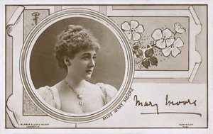 Mary Moore, anglická divadelní herečka (čb fotografie) od English Photographer
