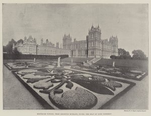 Mentmore Towers, poblíž Leighton Buzzard, Buckinghamshire, sídlo lorda Roseberyho od English Photographer