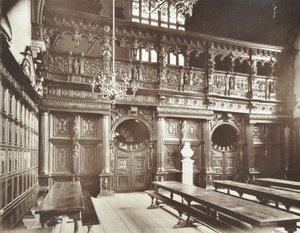 Síň středního chrámu, 1885 od English Photographer