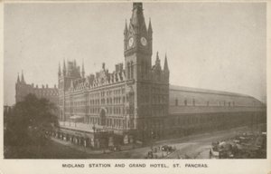 Midland Station a Grand Hotel, St Pancras, Londýn od English Photographer