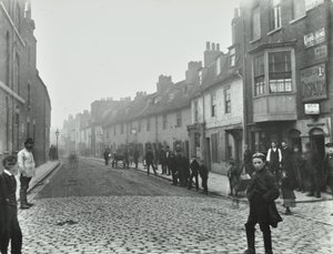 Mill Lane: z Deptford Broadway, Londýn, 1895 od English Photographer