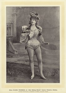 Slečna Clara Webber, v Red Riding Hood, Gaiety Theatre, Dublin