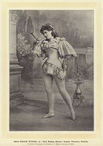 Slečna Edith Wynne, v Red Riding Hood, Gaiety Theatre, Dublin