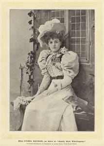 Slečna Ethel Haydon jako Alice v Dandy Dick Whittington od English Photographer