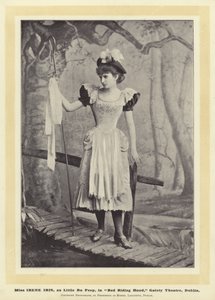 Slečna Irene Iris jako Little Bo Peep v Red Riding Hood, Gaiety Theatre, Dublin od English Photographer