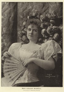 Slečna Lillian Russell od English Photographer