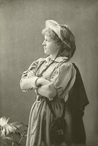 Slečna Lily Langtry jako Rosalind (hlubotisk) od English Photographer