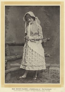 Slečna Minnie Palmer: Reminiscence of My Sweetheart od English Photographer