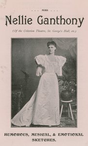 Slečna Nellie Ganthonyová z divadla Criterion od English Photographer