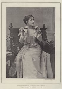 Slečna Olga Nethersole v The Transgressor, ve Dvorním divadle