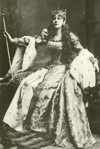 Slečna Violet Vanbrugh jako Anne Boleyn (hlubotisk) od English Photographer