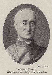 Monsignor Brindle, nový biskup-pomocný z Westminsteru od English Photographer
