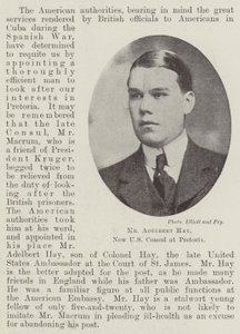 Pan Adelbert Hay, nový americký konzul v Pretorii od English Photographer