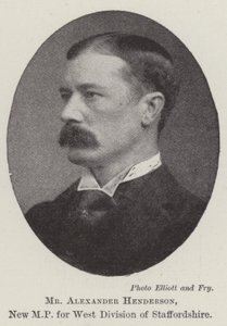 Pan Alexander Henderson, nový poslanec za West Division of Staffordshire od English Photographer