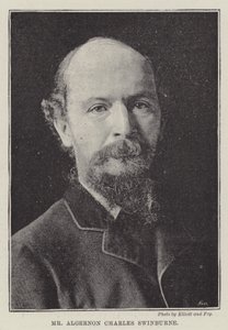 Pan Algernon Charles Swinburne od English Photographer