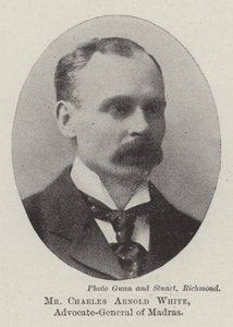 Pan Charles Arnold White, generální advokát Madrasu od English Photographer