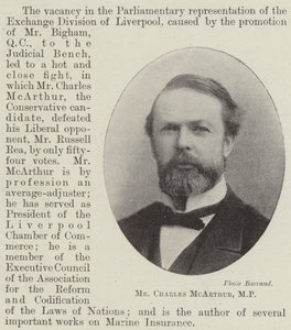 Pan Charles McArthur, poslanec od English Photographer