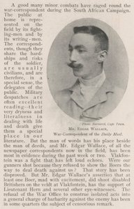 Pan Edgar Wallace, válečný zpravodaj Daily Mail od English Photographer