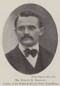 Pan Evelyn B Baldwin, vůdce polární expedice Baldwin-Ziegler od English Photographer