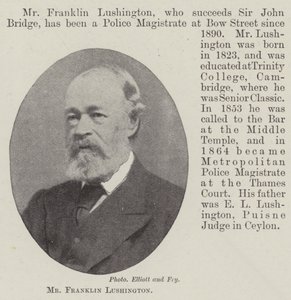 Pane Frankline Lushingtone od English Photographer
