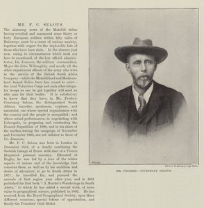 Pan Frederic Courtenay Selous od English Photographer