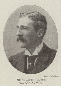 Pan G. Denison Faber, nový poslanec za York od English Photographer