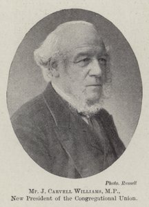 Pan J Carvell Williams, poslanec, nový prezident kongregační unie od English Photographer