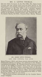 Pan James Lewis Thomas, zesnulý hlavní zeměměřič, War Office od English Photographer
