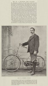 Pan M A Holbein, cyklista od English Photographer