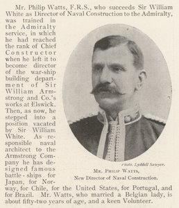 Pan Philip Watts, nový ředitel námořní stavby od English Photographer