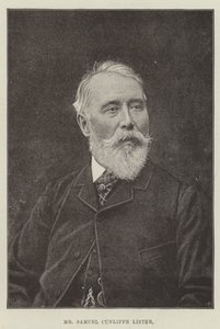 Pan Samuel Cunliffe Lister od English Photographer