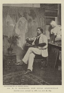 Pan W B Richmond, nový královský akademik od English Photographer