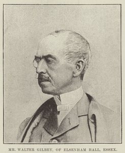 Pan Walter Gilbey, z Elsenham Hall, Essex od English Photographer