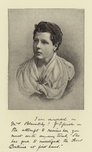 paní Annie Besant od English Photographer