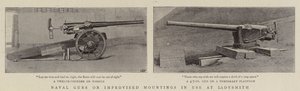 Námořní zbraně na improvizovaných montážích používané v Ladysmith od English Photographer