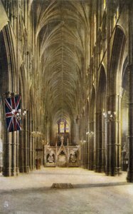 Loď a hrobka neznámého válečníka, Westminster Abbey, Londýn od English Photographer
