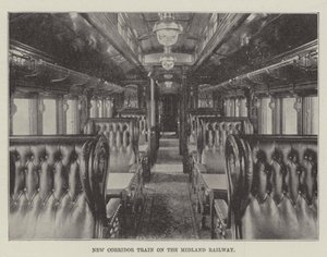 New Corridor Train na Midland Railway od English Photographer