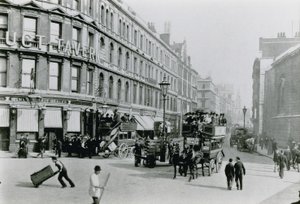 Newgate Street, Londýn od English Photographer