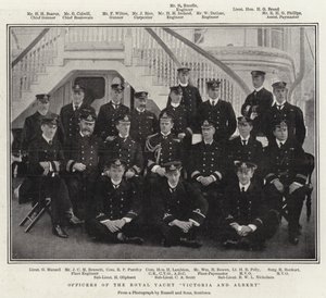 Důstojníci královské jachty Victoria a Albert od English Photographer