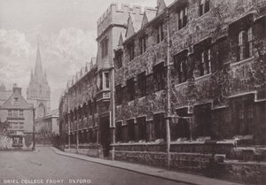 Oriel College Front, Oxford od English Photographer