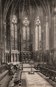 Oxford, Exeter College Chapel (černobílá fotografie) od English Photographer