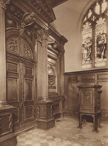 Oxford: Lincoln College, The Chapel Screen od English Photographer