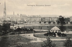 Paddington Recreation Ground, Londýn (černobílá fotografie) od English Photographer