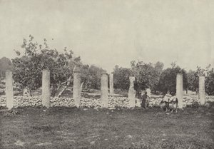 Herodův palác, Samaří, pozůstatky paláce, postaveného Herodem na počest Augusta od English Photographer