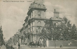 Pall Mall a Marlborough House od English Photographer